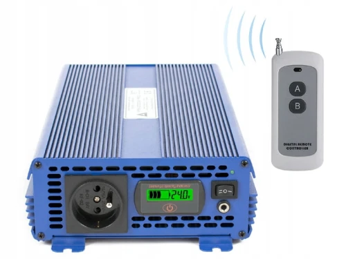 AZO Digital Przetwornica napięcia 12 VDC / 230 VAC ECO MODE SINUS IPS-2000S PRO 2000W