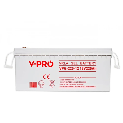 VOLT AKUMULATOR GEL VPRO PREMIUM 12V 220 Ah ŻELOWY VRLA BEZOBSŁUGOWY