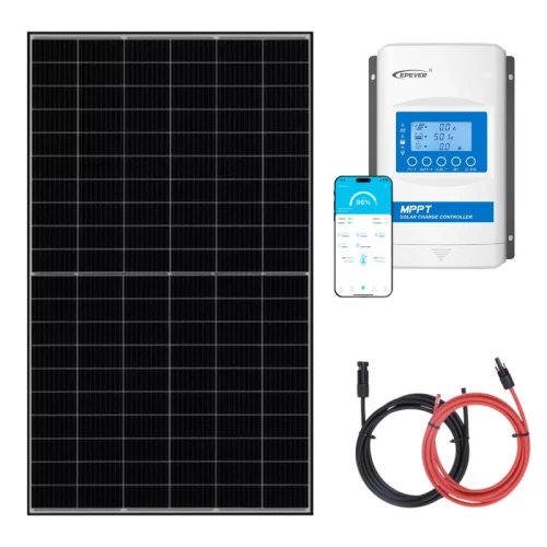 Panel słoneczny 415W z regulatorem ładowania 30A MPPT