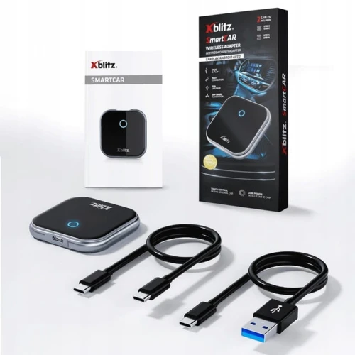 BEZPRZEWODOWY ADAPTER CARPLAY / ANDROID AUTO Xblitz SmartCAR
