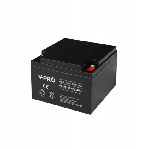 VOLT AKUMULATOR AGM VPRO 12V 26 Ah VRLA BEZOBSŁUGO