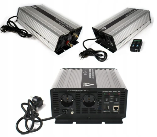AZO Digital Zasilacz awaryjny (UPS + AVR) 12V UPS-4000SR Sinus 4000W/2000W 12V/230V