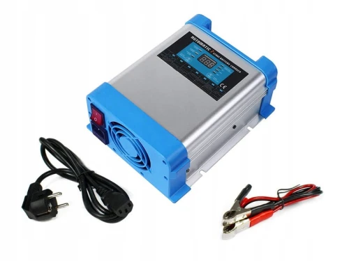 Prostonik Samochodowy BC-40 PRO LCD 12/230V 40A